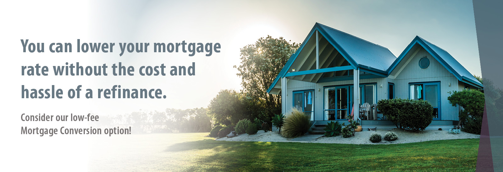 House with landscaped yard